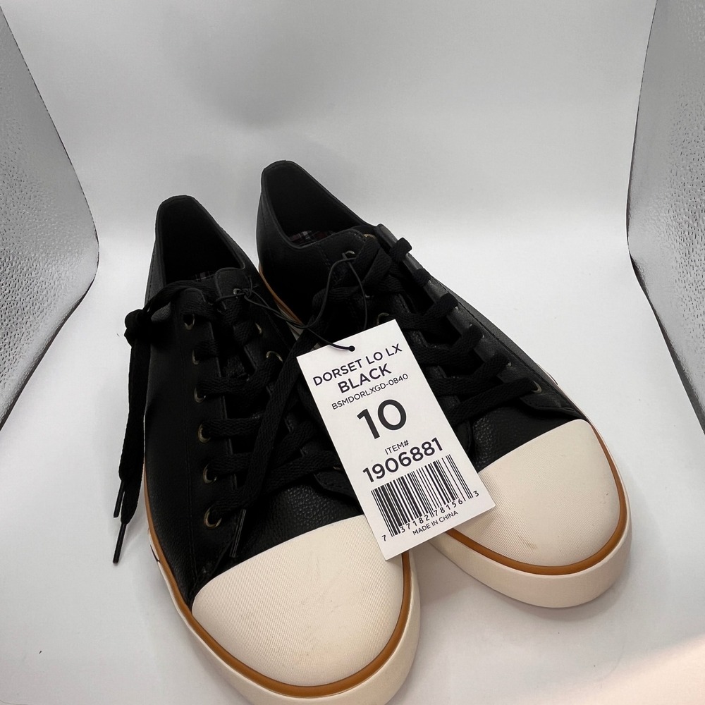 Ben Sherman Dorset Lo LX Mens 10 Black NEW Dorset Lo LX BSMDORLXGD-0840